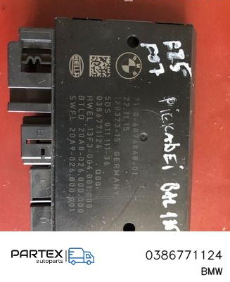 0386771124 - Блок керування фаркопом BMW X3 F25 2014