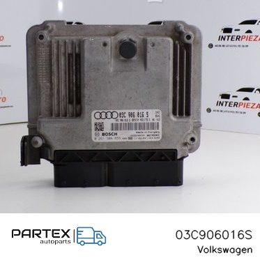 03C906016S - Блок керування двигуном Audi A3 S3 A3 Sportback 8P 2010