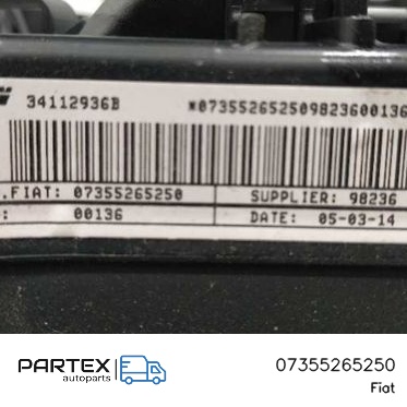 07355265250 - Подушка безпеки руля Aribag Fiat Punto Evo 2014