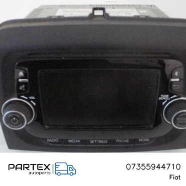 07355944710 - Панель радіо мультимедіа Fiat 500L 2013