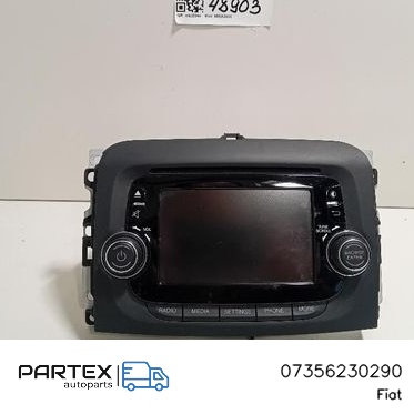 07356230290 - Панель радіо мультимедіа Fiat 500L 2015