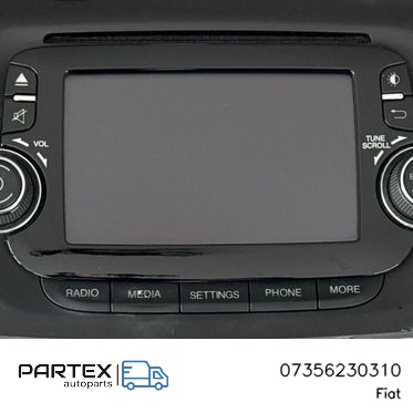 07356230310 - Панель радіо мультимедіа Fiat 500L 2015