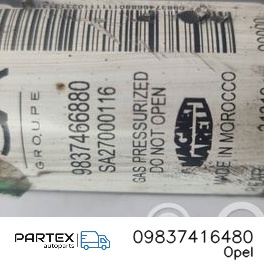 09837416480 - Задній амортизатор Opel Corsa F 2019
