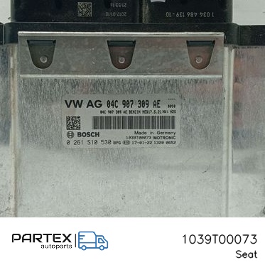 1039T00073 - Блок керування двигуном Seat Ibiza IV (6J