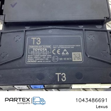 1043486691 - Блок керування телефоном Lexus UX 2019