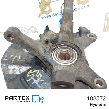 108372 - Поворотний кулак переднього колеса Hyundai Getz 2002
