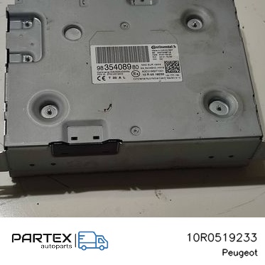 10R0519233 - Панель радіо мультимедіа Peugeot 2008 II 2020