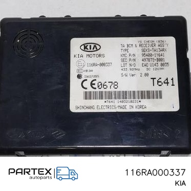 116RA000337 - Блок керування двигуном KIA Picanto 2014