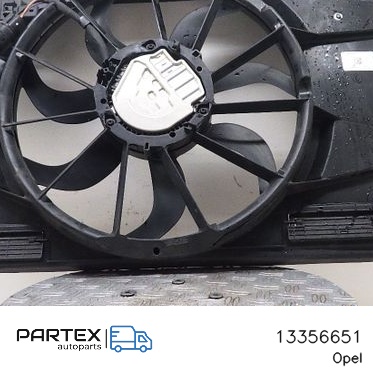 13356651 - Електровентилятор радіатора Opel Astra K 2017