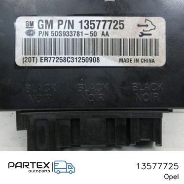 13577725 - Блок керування сидінням Opel Astra J 2010