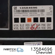13584696 - Блок комфорту Chevrolet Orlando 2012