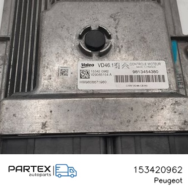 153420962 - Блок керування двигуном Peugeot 2008 I 2016