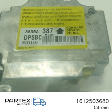 1612503680 - Блок керування подушками безпеки Airbag Citroen C-Zero 2016
