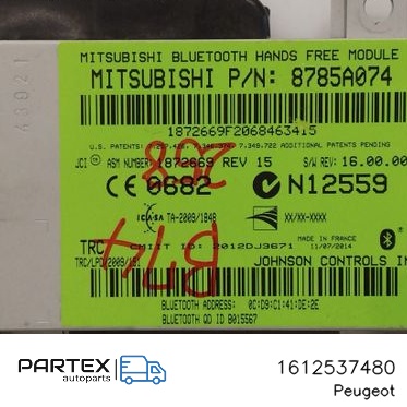 1612537480 - Блок керування Peugeot 4008 2015