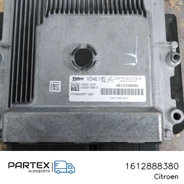 1612888380 - Блок керування двигуном ECU Citroen C4 II 2016