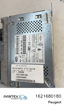 1621680180 - Панель радіо мультимедіа Peugeot 208 2016