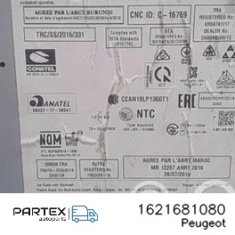 1621681080 - Панель радіо мультимедіа Peugeot 208 2019
