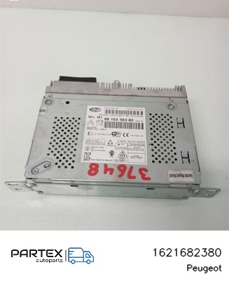 1621682380 - Панель радіо мультимедіа Peugeot 2008 I 2016