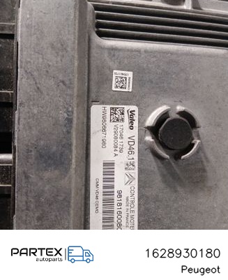 1628930180 - Блок керування двигуном ECU Peugeot 2008 I 2016