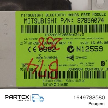 1649788580 - Блок керування Peugeot 4008 2015