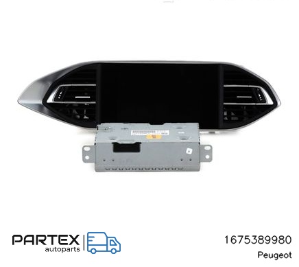 1675389980 - Панель радіо мультимедіа Peugeot 208 2018