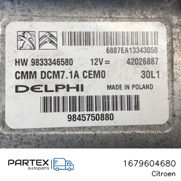 1679604680 - Блок керування двигуном ECU Citroen Jumpy 2022