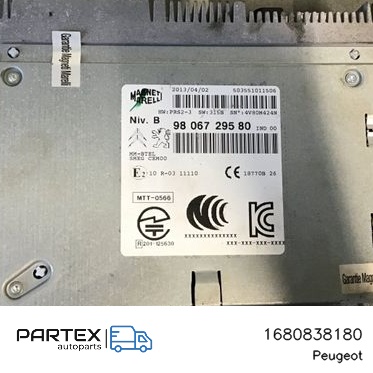1680838180 - Панель радіо мультимедіа Peugeot 208 I 2013