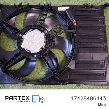 17428486443 - Електровентилятор радіатора Mini One - Cooper F56 F55 2020