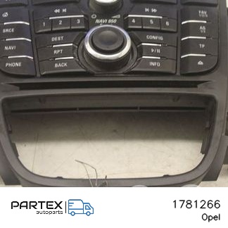 1781266 - Панель радіо мультимедіа Opel Astra J 2014
