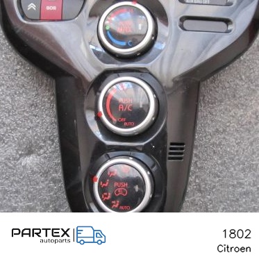 1802 - Панель клімат-контролю Citroen C-Zero 2012