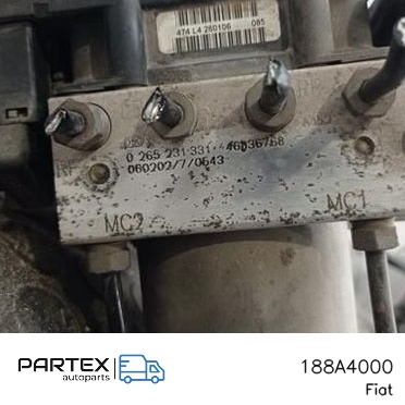 188A4000 - Блок керування ABS Fiat Panda II 2005