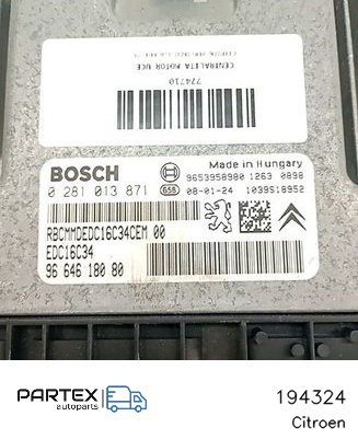 194324 - Блок керування двигуном ECU Citroen Berlingo 2018
