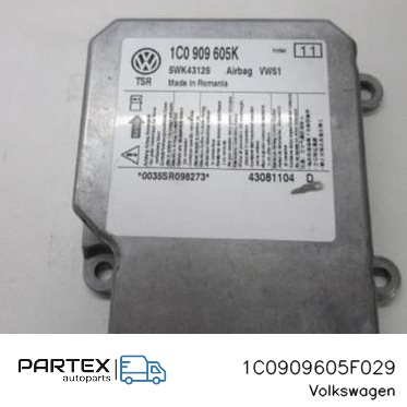 1C0909605F029 - Блок керування Airbag Volkswagen Polo IV 9N3 2009