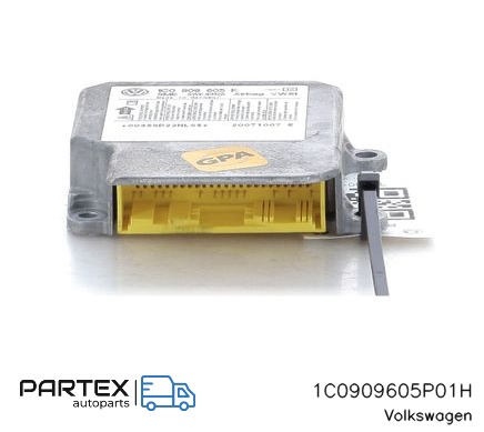 1C0909605P01H - Блок керування Airbag Volkswagen Polo IV 9N3 2007