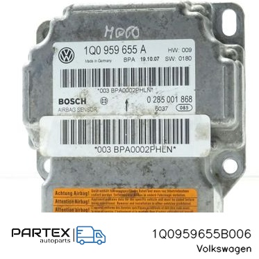 1Q0959655B006 - Блок керування Airbag Volkswagen Eos 2008