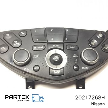 20217268H - Панель клімат-контролю Nissan Primera 2002
