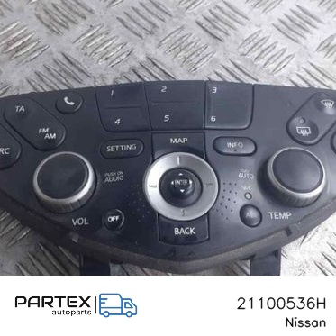 21100536H - Панель клімат-контролю Nissan Primera 2003