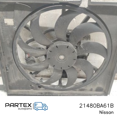 21480BA61B - Електровентилятор радіатора Nissan Juke I F15 2016