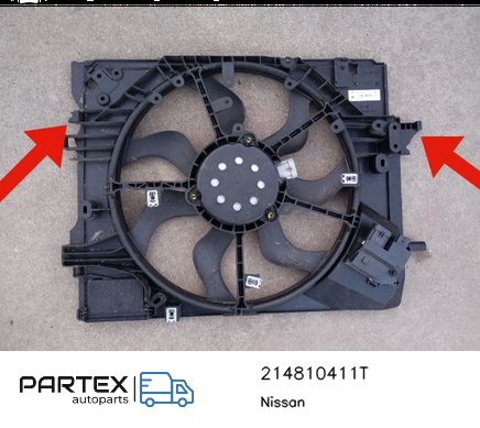 214810411T - Електровентилятор радіатора Nissan Juke II F16 2022