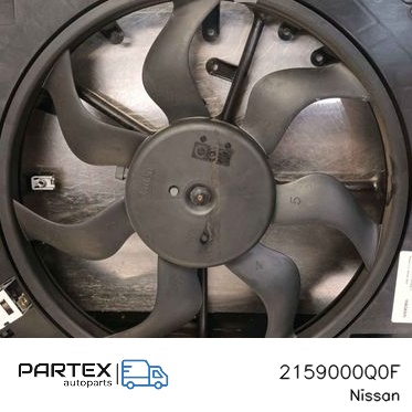 2159000Q0F - Електровентилятор радіатора Nissan Juke II F16 2020