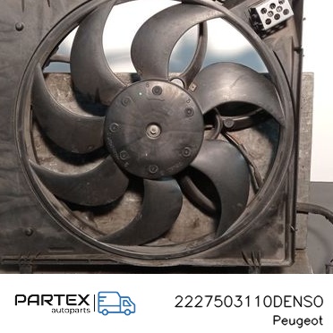 2227503110DENSO - Електровентилятор радіатора Peugeot 208 2020