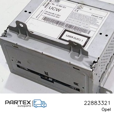 22883321 - Панель радіо мультимедіа Opel Astra J 2014