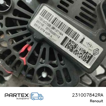 231007842RA Генератор Renault Captur 2017
