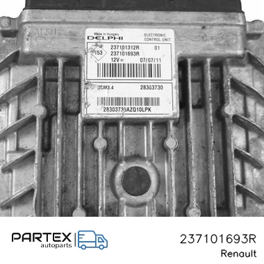 237101693R - Блок керування двигуном Renault Clio III 2010