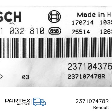 237107478R - Блок керування двигуном ECU Renault Clio IV 2017