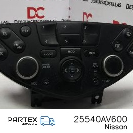 25540AV600 - Панель клімат-контролю Nissan Primera 2003
