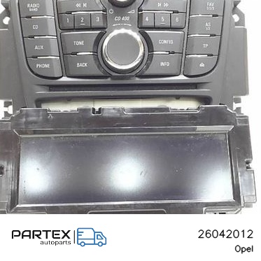 26042012 - Панель радіо мультимедіа Opel Astra J 2013