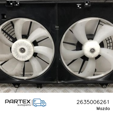 2635006261 - Електровентилятор радіатора Mazda CX-5 II 2022