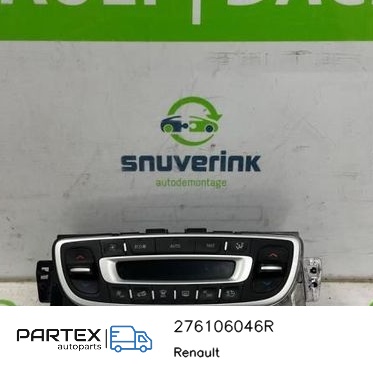 276106046R - Панель кондиціонера Renault Fluence 2013