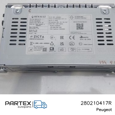 280210417R - Панель радіо мультимедіа Peugeot 2008 I 2023